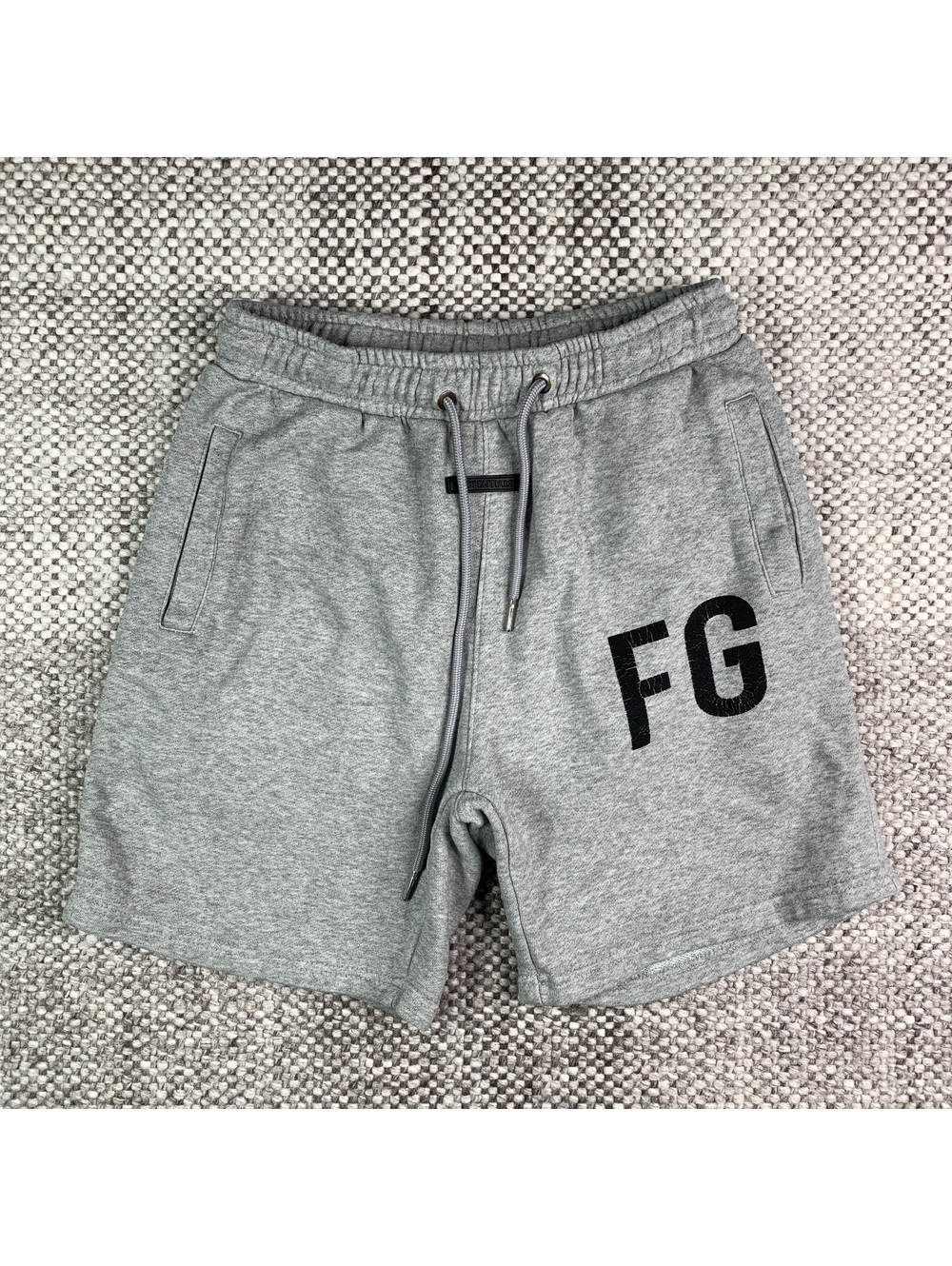 Fear of God Essentials FG Gray Sweat Shorts